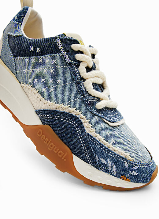 Desigual Mavi Kadın Sneaker 24SSKA045053   4