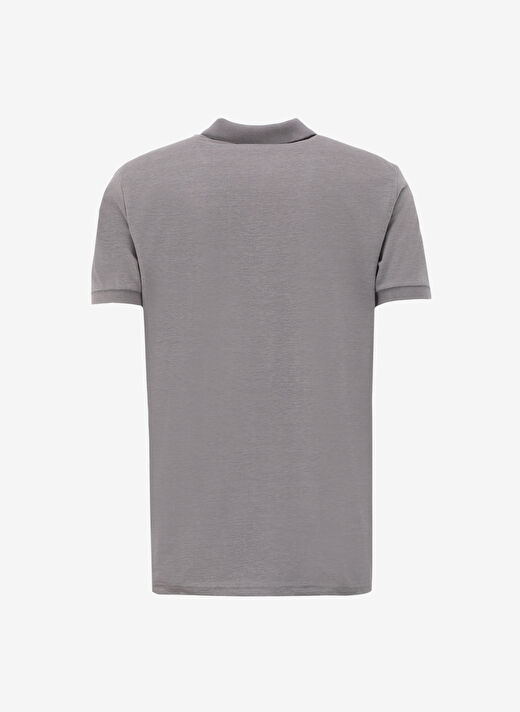 Fabrika Düz Antrasit Erkek Polo T-Shirt F4SM-TST 0942 2