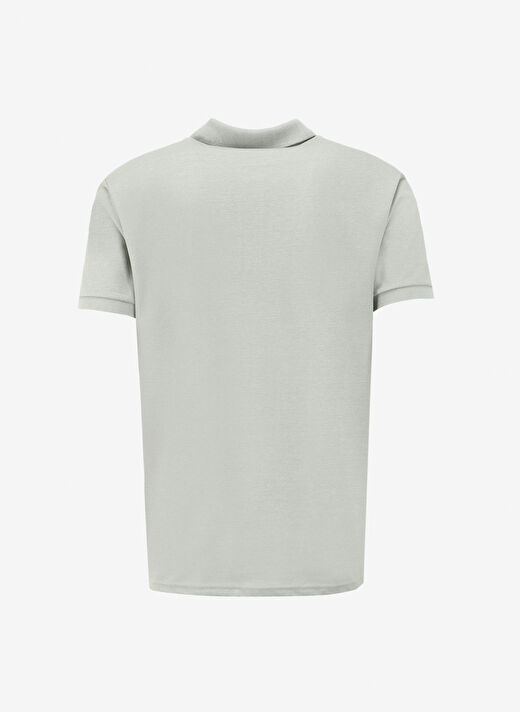 Fabrika Düz Açık Haki Erkek Polo T-Shirt F4SM-TST 0942 2