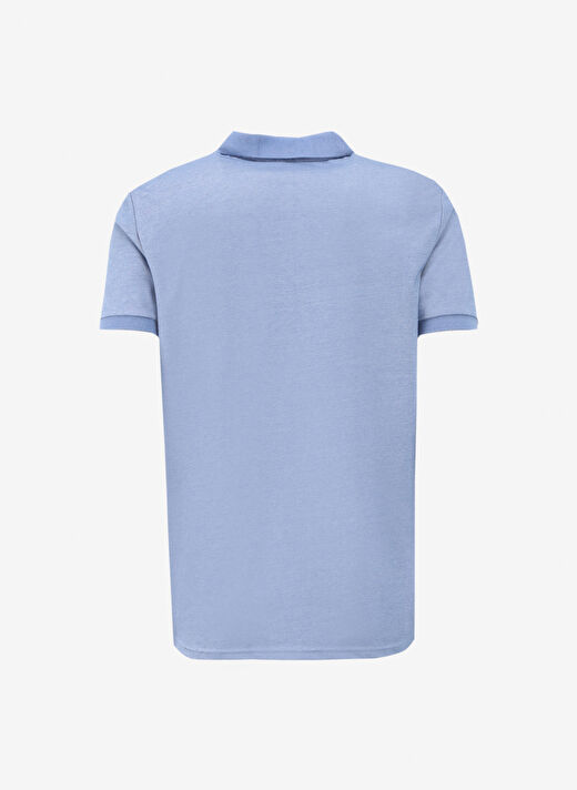Fabrika Düz İndigo Erkek Polo T-Shirt F4SM-TST 0942 2