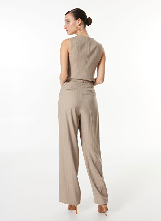 Fabrika Bej Kadın Bol Kesim Pantolon F4WL-PNT0227 3