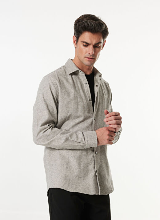 Fabrika Mavi Erkek Regular Fit Gömlek F4WM-GML 2564 2