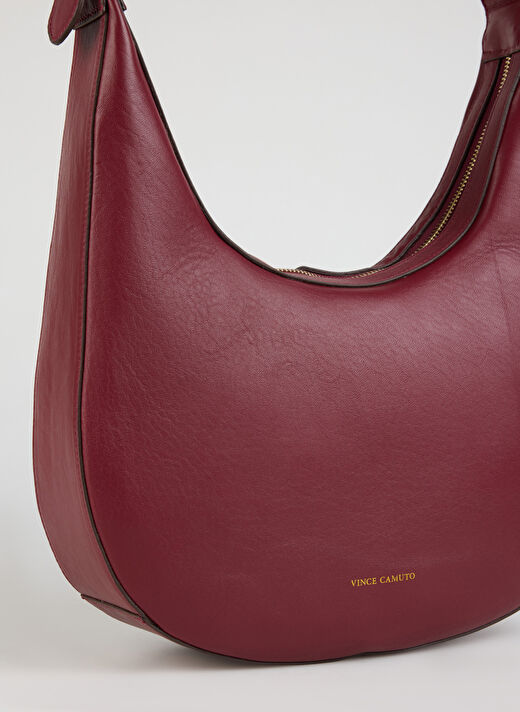 Vince Camuto Bordo Kadın 32x32x8 cm Deri Omuz Çantası 3