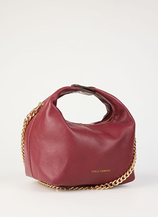 Vince Camuto Bordo Kadın 29x13x10 cm Deri Omuz Çantası 2