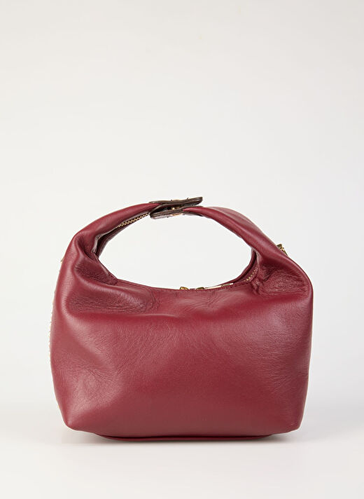 Vince Camuto Bordo Kadın 29x13x10 cm Deri Omuz Çantası 3