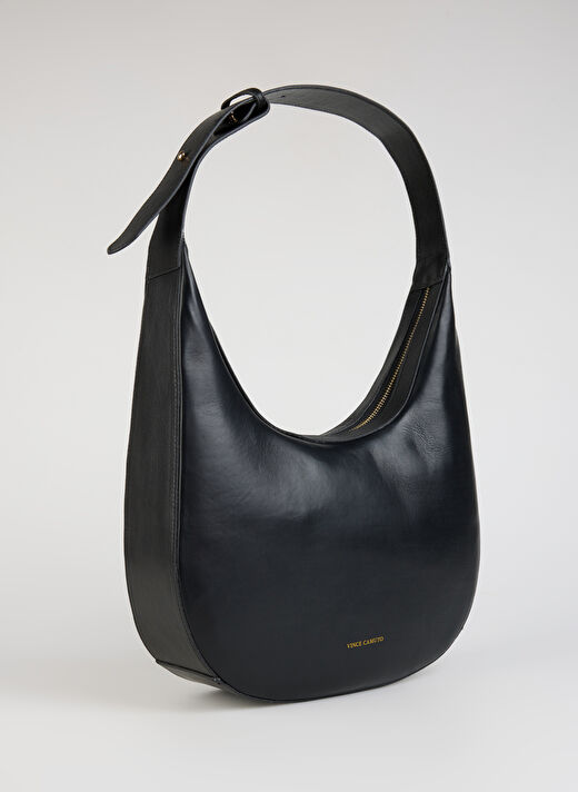 Vince Camuto Siyah Kadın 32x32x8 cm Deri Omuz Çantası 2