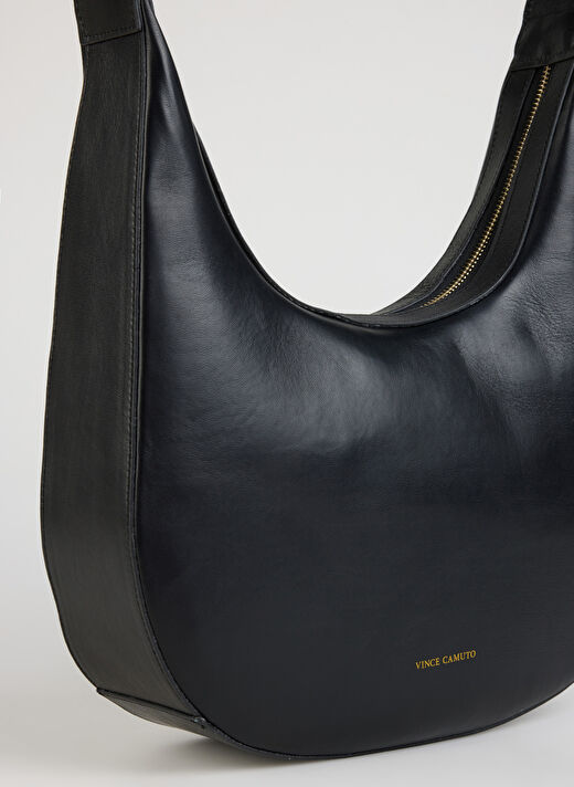 Vince Camuto Siyah Kadın 32x32x8 cm Deri Omuz Çantası 3