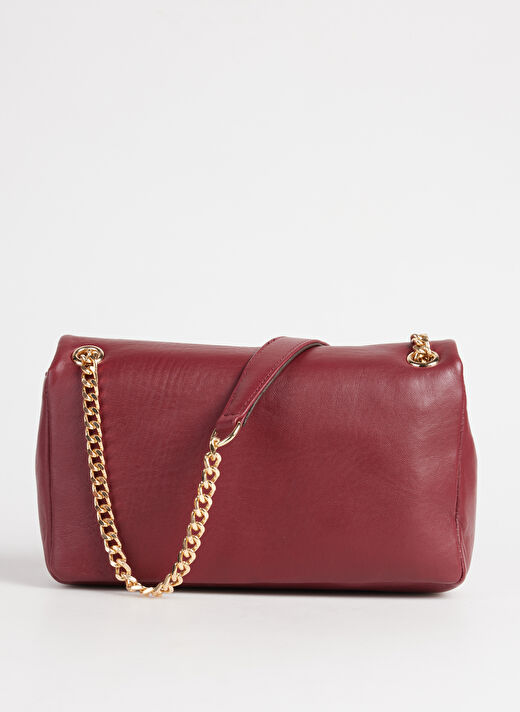 Vince Camuto Bordo Kadın 24x16x6 cm Deri Çapraz Çanta 3