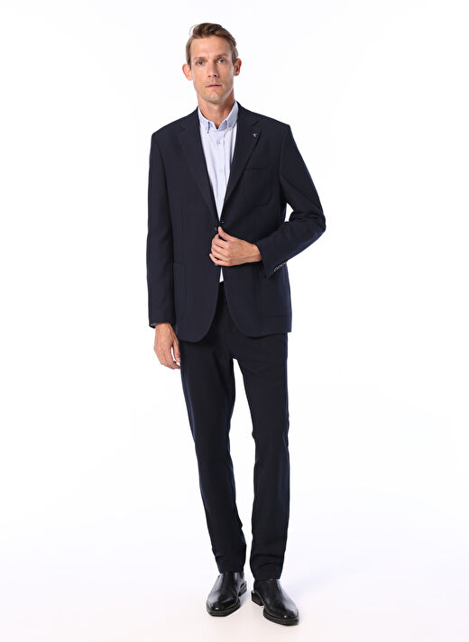 Fabrika Comfort Lacivert Erkek Mono Regular Fit Düz Ceket FC4WM-CKT 2487  2