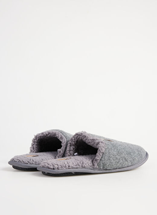 Fabrika Comfort Gri Erkek Ev Terliği DORIAN  3