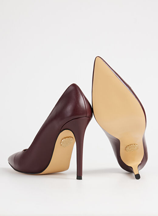 Vince Camuto Bordo Kadın Deri Topuklu Ayakkabı SASHA 4