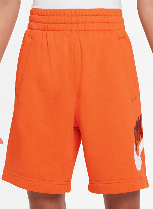 Nike Lastikli Bel Normal Turuncu Erkek Şort FD2997-819-K NSW CLUB FT SHORT HBR 2