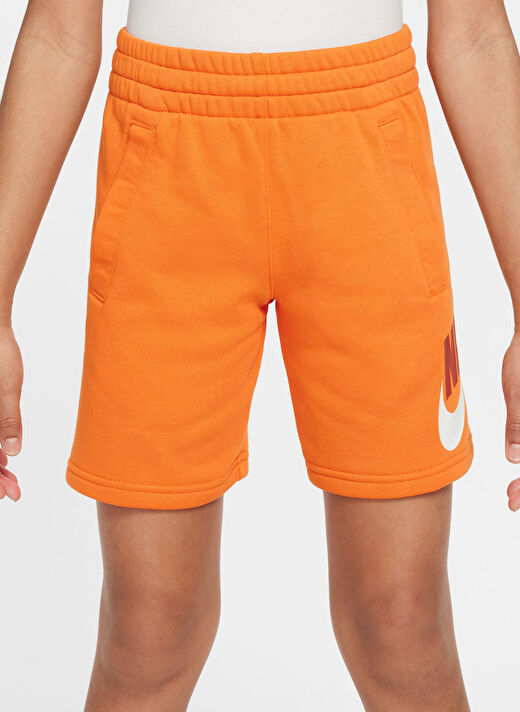 Nike Lastikli Bel Normal Turuncu Erkek Şort FD2997-819-K NSW CLUB FT SHORT HBR 3