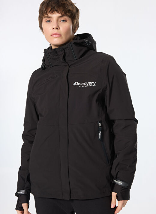 Discovery Expedition Siyah Kadın Standart Düz Mont D4WL-MNT3111  1