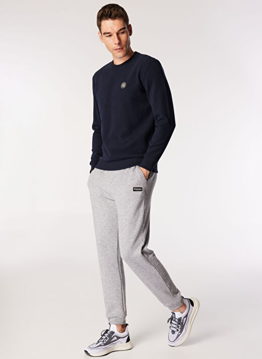 Discovery Expedition Lacivert Erkek Bisiklet Yaka Relaxed Sweatshirt D4WM-SWT3931 2
