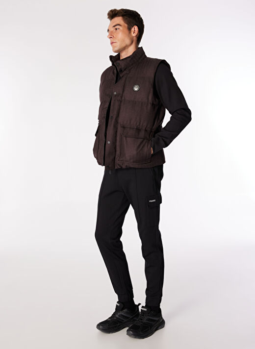 Discovery Expedition Siyah Erkek Normal Kalıp Puffer Yelek D4WM-YLK3315 2