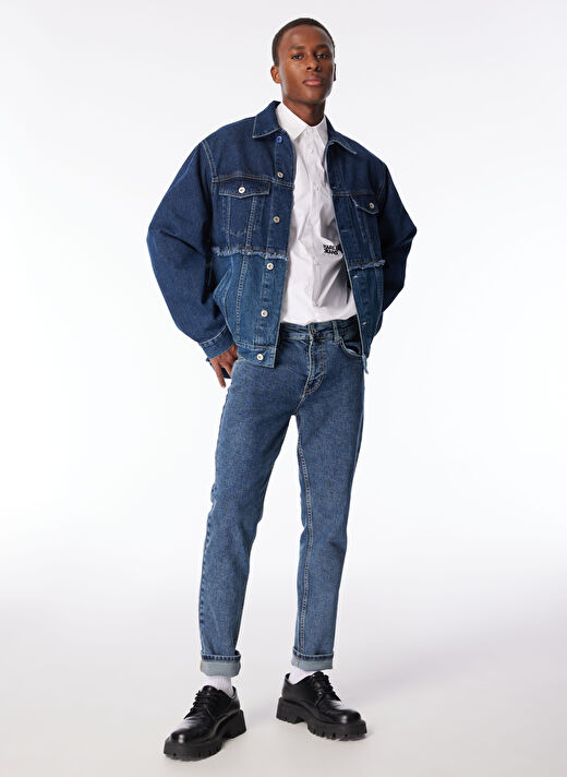 KLJ RELAXED DENIM JACKET Relaxed Fit Erkek Denim Ceket 240D1402 3