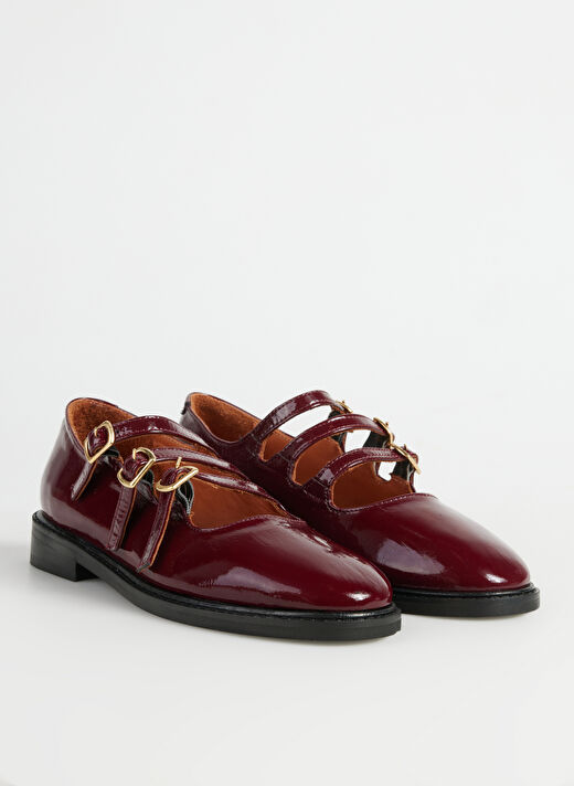 Vince Camuto Bordo Kadın Deri Babet EMILY 2