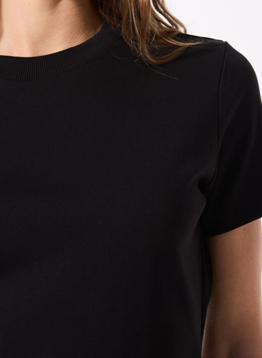 Fabrika Siyah Kadın Basic T-Shirt F4WL-TST0758 4