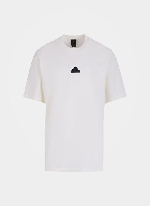 adidas IX1321 BL SJ T Q3 Beyaz Erkek Yuvarlak Yaka  Normal Kalıp T-Shirt 1