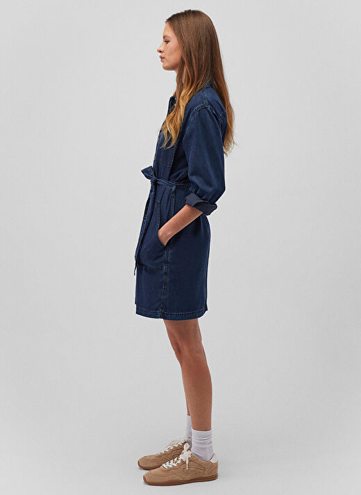 Mavi Koyu Mavi Kadın Denim Elbise M1310541-87815 BRIDGET  3