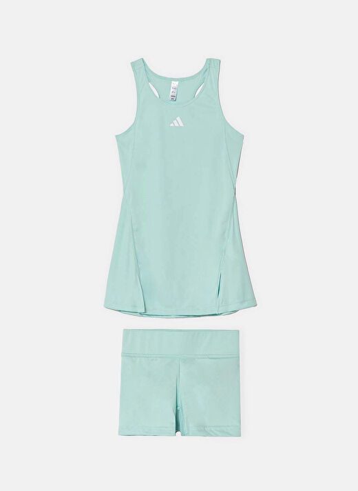 Adidas Turkuaz Kız Çocuk Düz Tenis Elbisesi IW0459-G CLUB DRESS  1