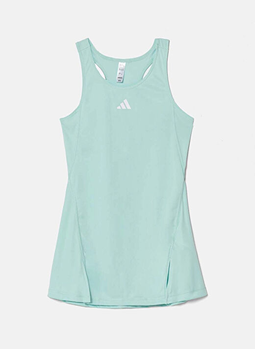 Adidas Turkuaz Kız Çocuk Düz Tenis Elbisesi IW0459-G CLUB DRESS  2