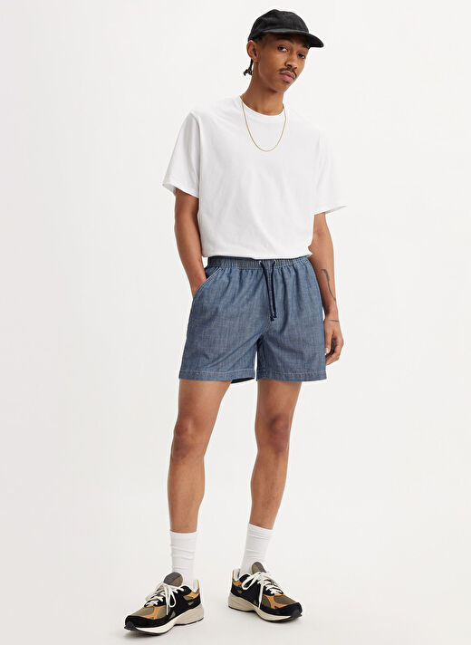 Levis Koyu Lacivert Erkek Regular Fit Şort A7366-0035_XX EASY SHORTS WOLFISH S  1