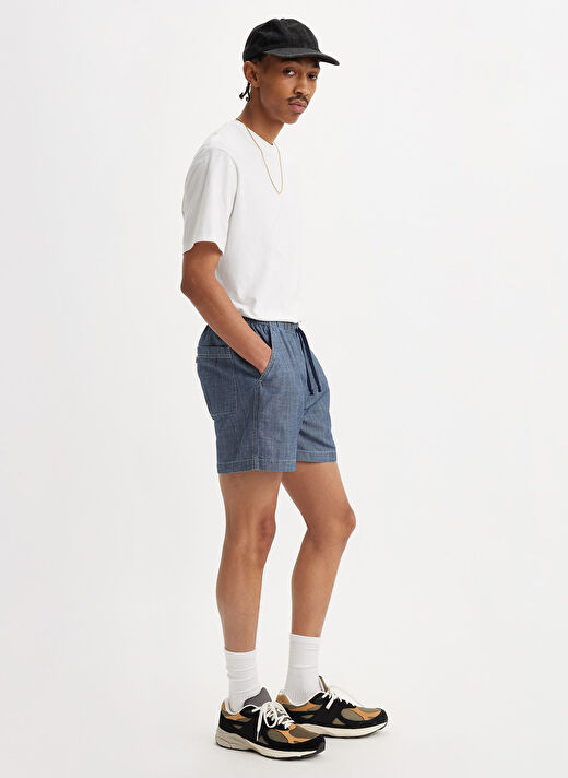 Levis Koyu Lacivert Erkek Regular Fit Şort A7366-0035_XX EASY SHORTS WOLFISH S  2