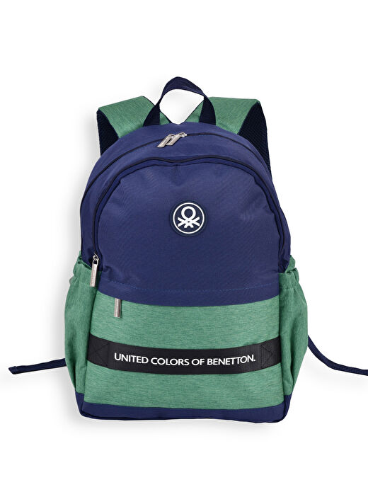 Benetton Lacivert - Yeşil Erkek Çocuk Sırt Çantası  1