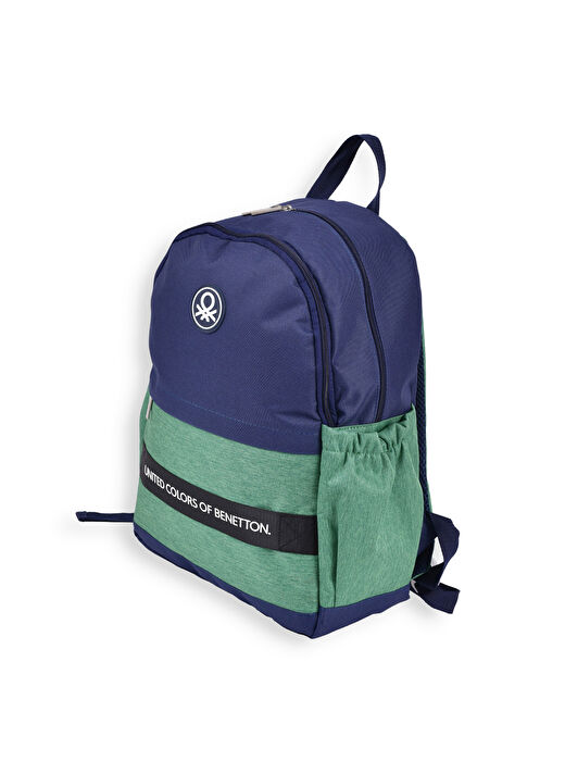 Benetton Lacivert - Yeşil Erkek Çocuk Sırt Çantası  3