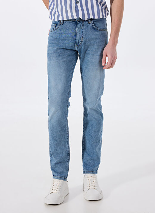 Mustang Mavi Erkek Düz Paça Straight  Denim Pantolon Washington Straight-28 2