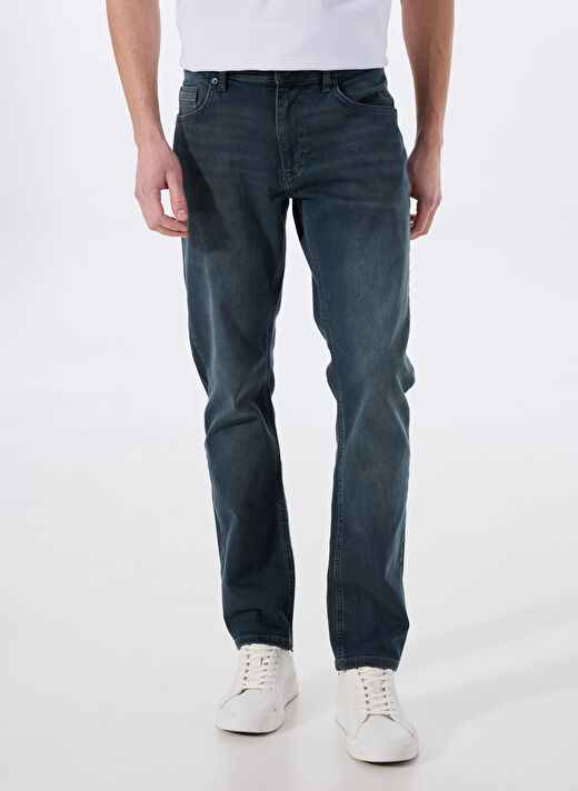 Straight Lacivert Erkek Denim Pantolon Washington Straight-23 2