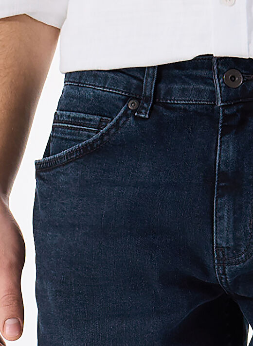 Mustang Lacivert Erkek Dar Paça Slim Fit  Denim Pantolon Vegas Slim - 1305 2