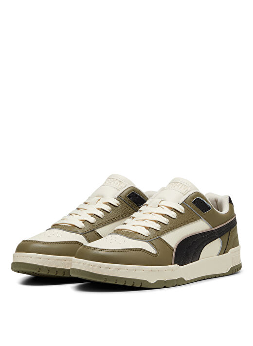 Puma 38637335 RBD Game Low W Krem Deri Kadın Koşu Ayakkabısı 3