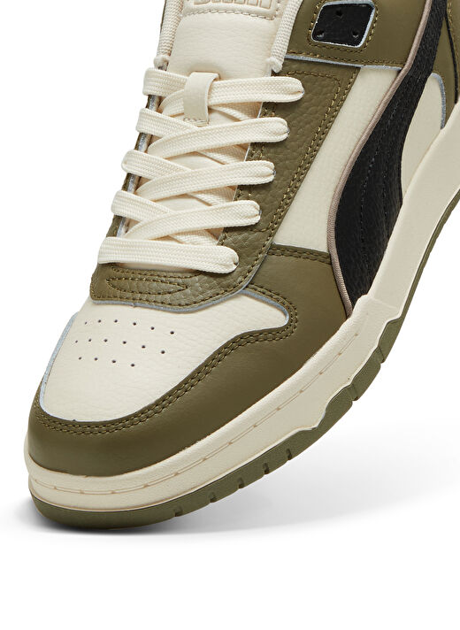 Puma 38637335 RBD Game Low W Krem Deri Kadın Koşu Ayakkabısı 4