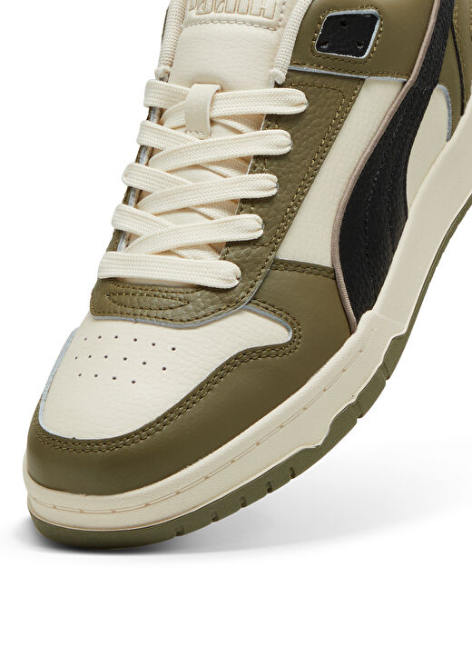 Puma 38637335 RBD Game Low Krem Deri Erkek Koşu Ayakkabısı 4