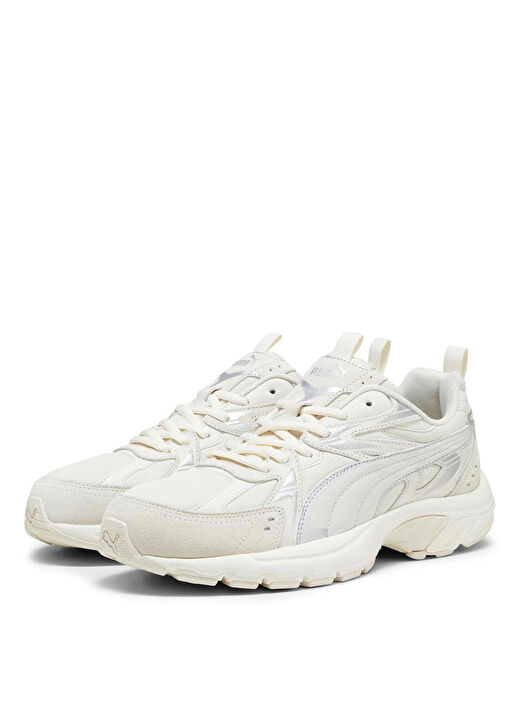 Puma 39348903 Milenio Tech Suede Krem Deri Erkek Günlük Spor Ayakkabı 3