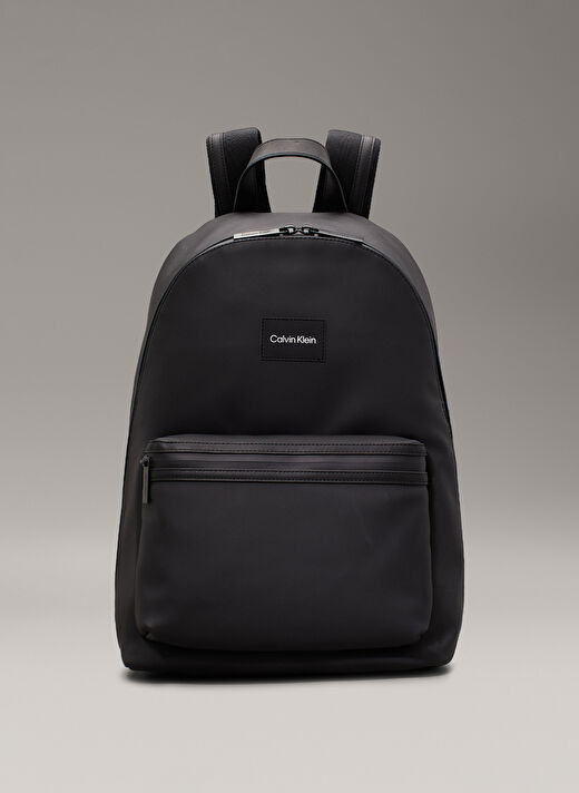 Calvin Klein Siyah Erkek Sırt Çantası CK ESSENTIAL ROUND BP RUBBER  1