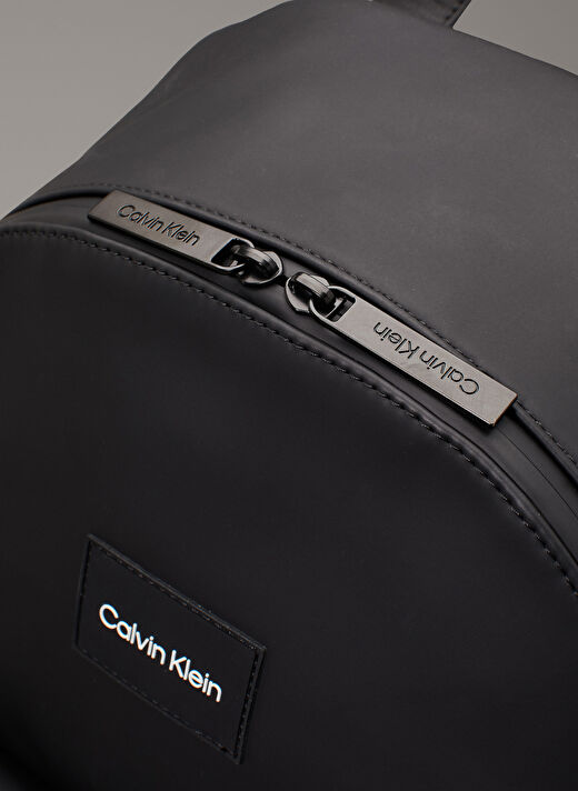 Calvin Klein Siyah Erkek Sırt Çantası CK ESSENTIAL ROUND BP RUBBER  4