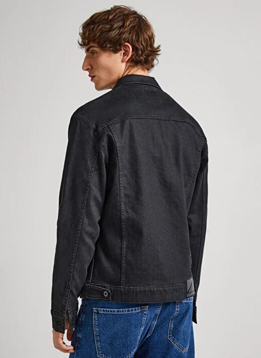 Pepe Jeans İndigo Erkek  Straight Fit Denim Ceket PM402885 000 PINNERS COATED 4
