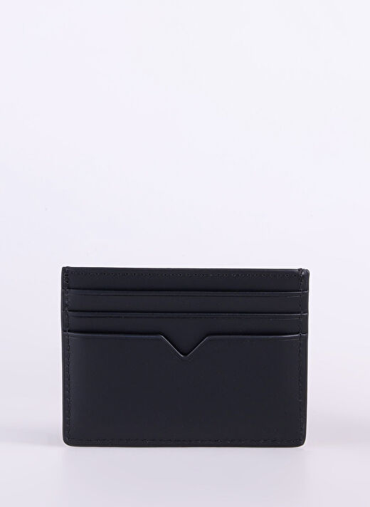 Tommy Hilfiger Siyah Erkek 10,3x7,7x0,5 cm Deri Kartlık TH CORP CC HOLDER 3