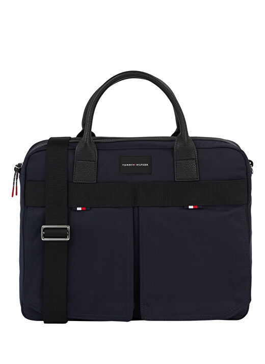 Tommy Hilfiger Lacivert Erkek Laptop Çantası TH FUNC NYLON COMPUTER BAG 1