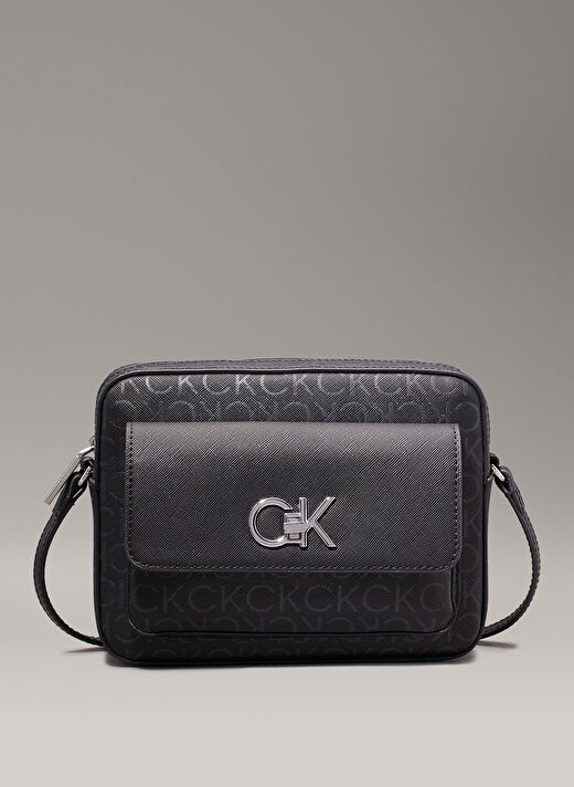Calvin Klein Siyah Kadın 20x15,5x5 cm Çapraz Çanta K60K6126760GM 1