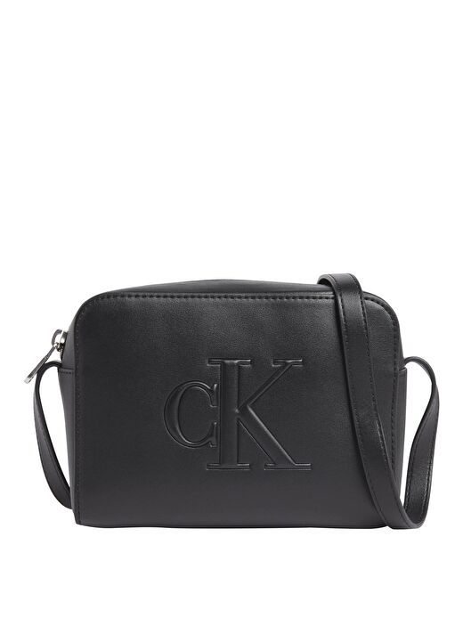 Calvin Klein Siyah Kadın 18x13x7 cm Çapraz Çanta K60K612726BEH 1