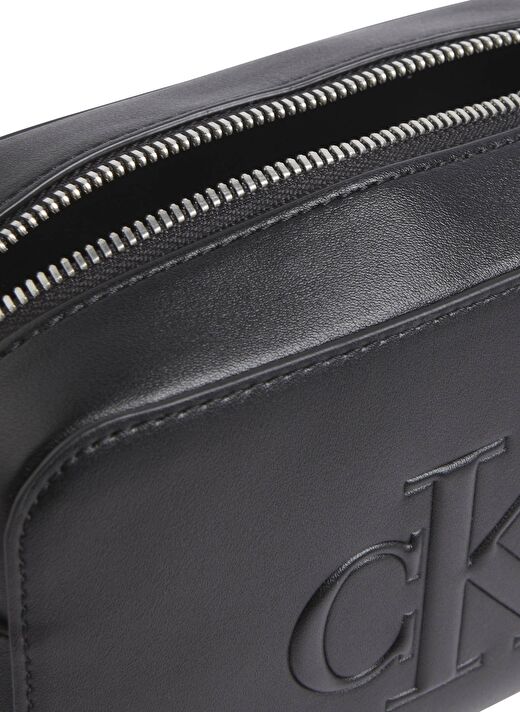 Calvin Klein Siyah Kadın 18x13x7 cm Çapraz Çanta K60K612726BEH 2