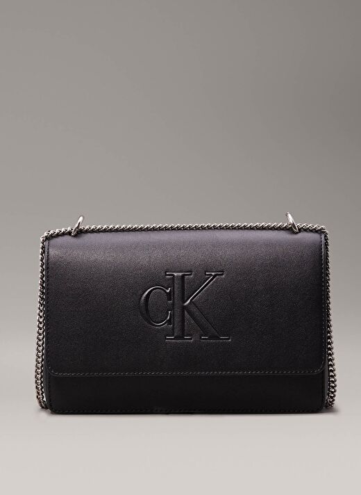 Siyah Kadın 25x16x6,5 cm Omuz Çantası K60K612727BEH  1