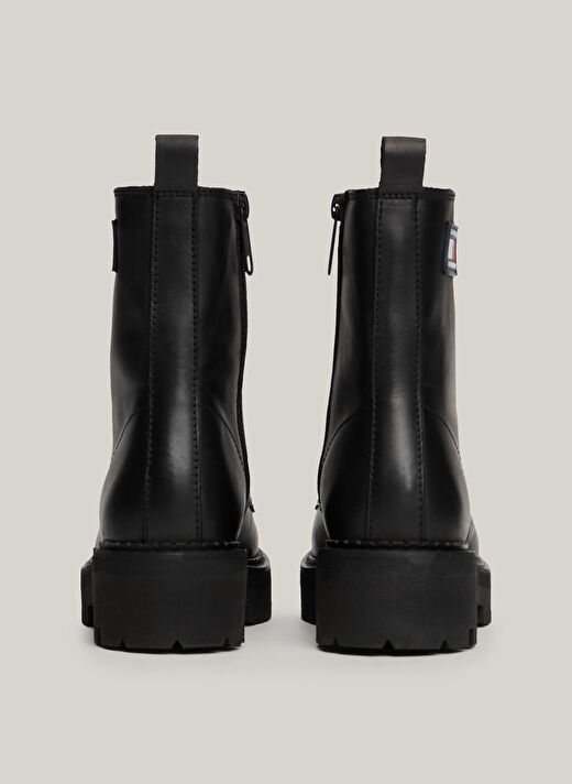 Tommy Hilfiger Siyah Kadın Deri Bot EN0EN02628BDS 2