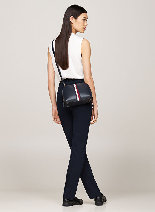 Tommy Hilfiger Lacivert Kadın 23,5x15x11,5 cm Çapraz Çanta AW0AW17065DW6 3