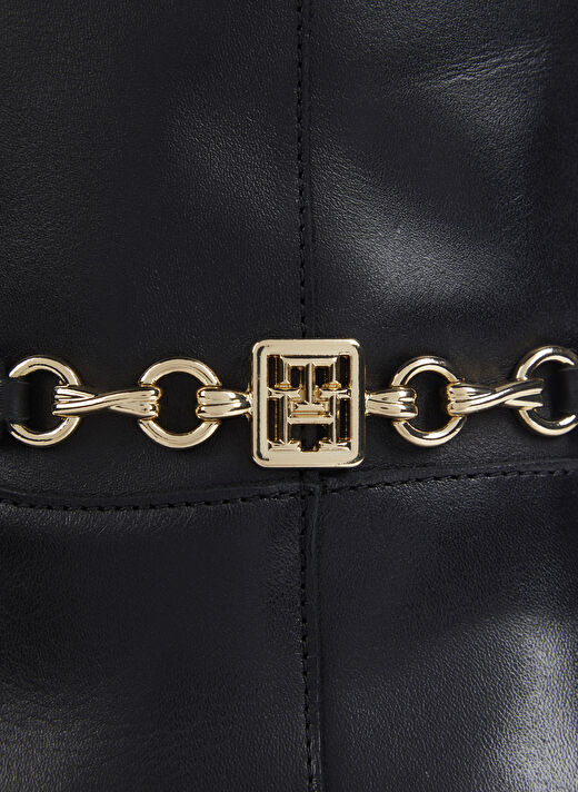 Tommy Hilfiger Siyah Kadın Deri Çizme FW0FW08182BDS 3